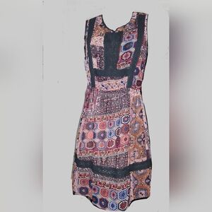 Miss Me Multicolor Patchwork Dress